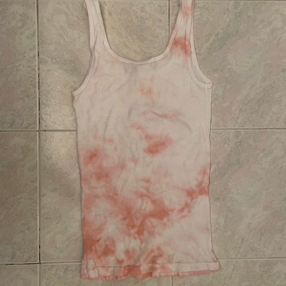 Juicy Couture Y2K Vintage Peach and White Tank Top - Picture 3 of 3